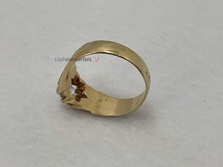 anillo oro 18k con piedra