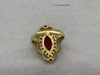 anillo oro 18k con piedra