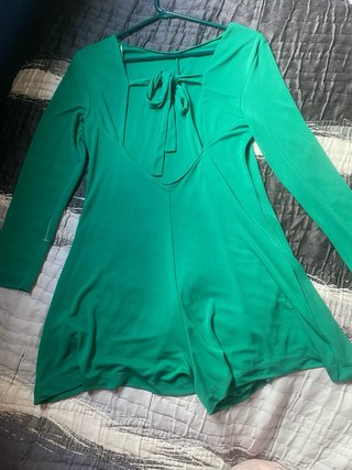 Vestido verde Zara
