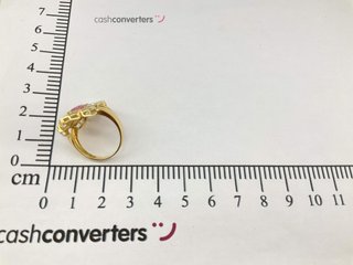 anillo oro 18k con piedra