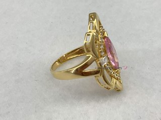 anillo oro 18k con piedra