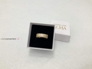 anillo oro 18k con piedra