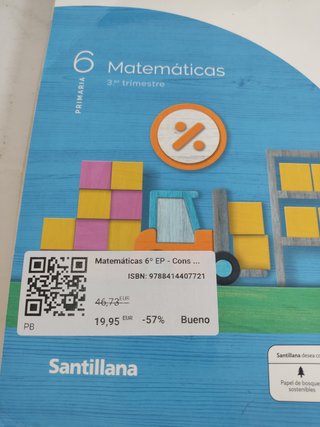 Matemáticas 6ºEP - 9788414407721