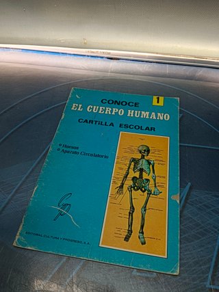 CONOCE EL CUERPO HUMANO, CARTILLA ESCOLAR, nº1 , EDI CULTURA Y PROGRESO, 1980