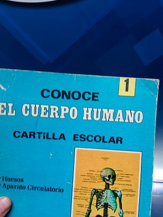 CONOCE EL CUERPO HUMANO, CARTILLA ESCOLAR, nº1 , EDI CULTURA Y PROGRESO, 1980