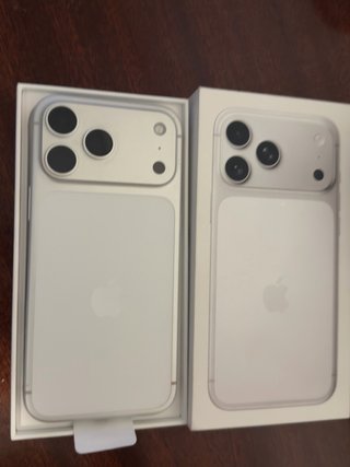 Vendo iphone 17 pro max silver 256gb com factura