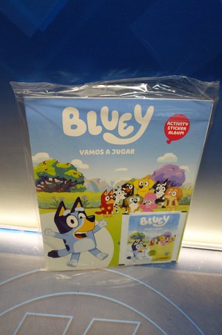 Álbum de cromos Bluey Panini, nuevo precintado