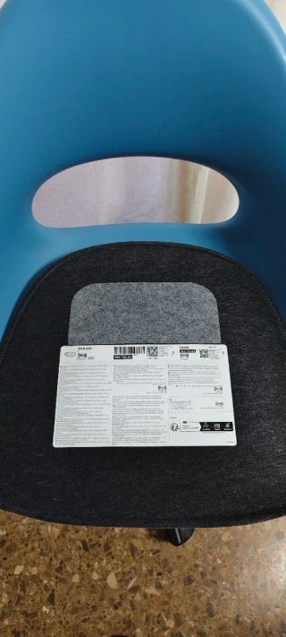 Silla de oficina ELDBERGET/MALSKAR, azul-negro