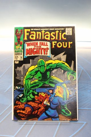 Marvel Comics The Fantastic Four #70 "When Fall The Mighty", 1968.