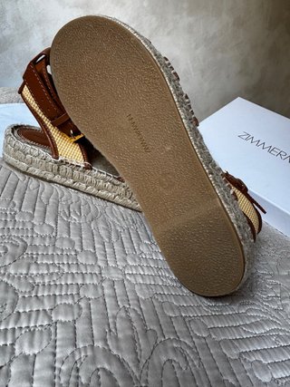 Zimmermann Sandali Prisma Tg 38 Beige/Marrone