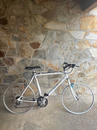 Bicicleta Orbea plateada