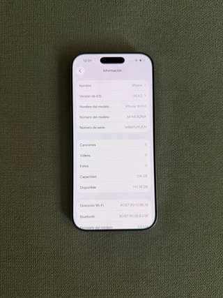 iPhone 16 Pro 8/128GB Bat-89%
