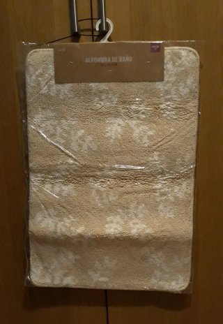 Alfombra de baño con copos de nieve