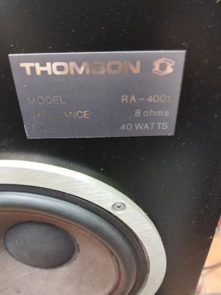 Altavoces Vintage Thomson RA-4001 Hi-Fi