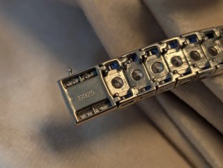 Pulsera cinturón plata