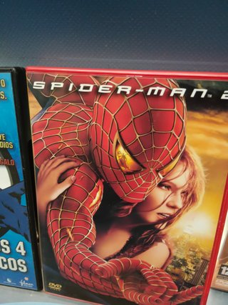 dvds Superheroes, Spiderman 2, Daredevil, X-men y animadas