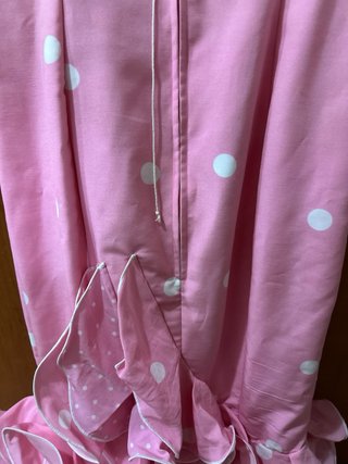 Vestido de flamenca rosa lunares Talla Xs/S  36