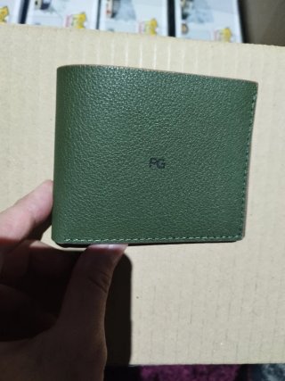 Cartera Cuero 100% Purificacion Garcia Verde Osx