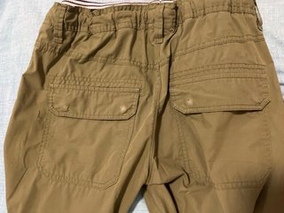 Pantaloni bianchi strappati uomo/ragazzo