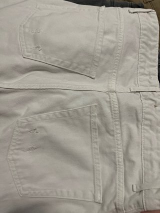 Pantaloni bianchi strappati uomo/ragazzo