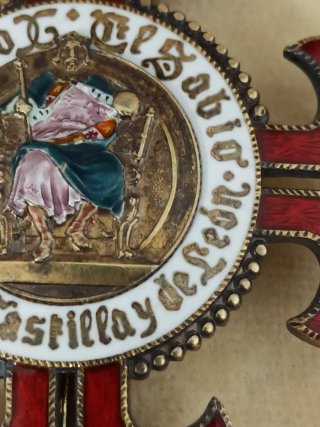 Medalla Alfonso X El Sabio Plata Antigua