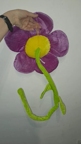 Peluche Flor Gigante con Cara Feliz nueva