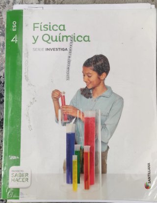 Libro física y quimica 4 de la Eso