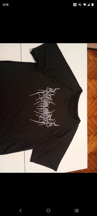 Camiseta Negra Vintage Talla XL