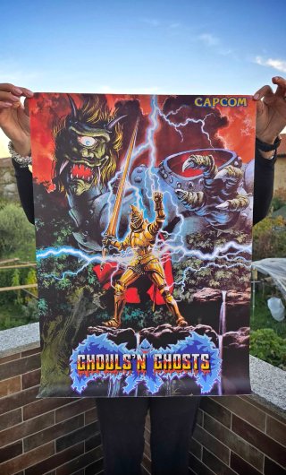 Ghoul's 'N Ghosts Capcom Poster PVC 70x50cm