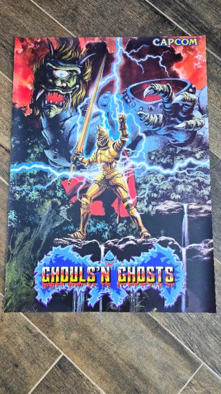 Ghoul's 'N Ghosts Capcom Poster PVC 70x50cm
