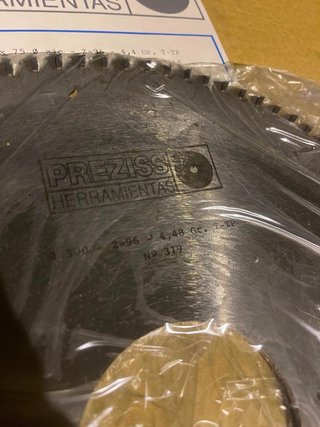 Lote discos de corte PREZISS 300x75 Z-96