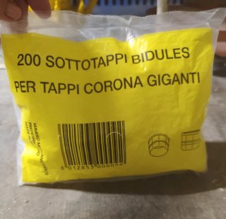 200 Sottotappi Bidules per Tappi a Corona