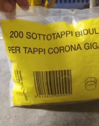 200 Sottotappi Bidules per Tappi a Corona