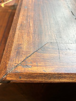 Escritorio Buró Antiguo Madera Maciza