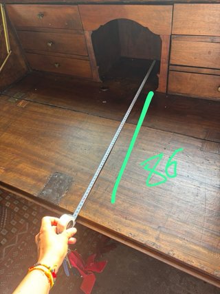 Escritorio Buró Antiguo Madera Maciza