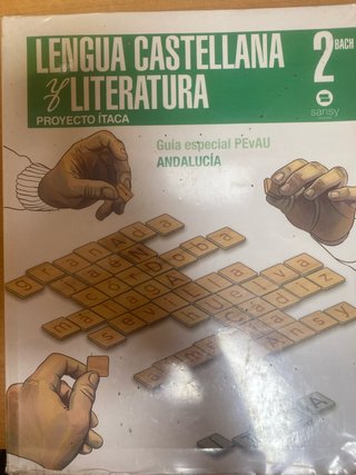 Libro de lengua castellana y literatura de 2 BACH