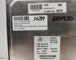 Centralita mercedes-benz 2307430 a6511501879 vito