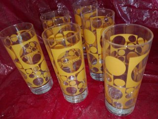 6 Vasos Tubo Vintage Cutty Sark 33cl