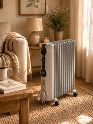Radiador Aceite DeLonghi Gris/Blanco
