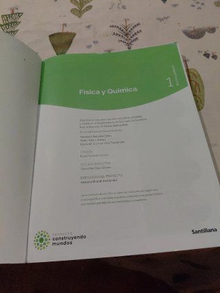 Libro Física y química 1 Bachillerato