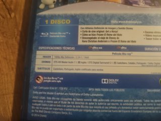 Películas Blu-ray Frozen y Brave