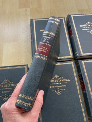 Libros 6 tomos de Historia de la Música