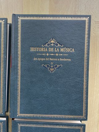 Libros 6 tomos de Historia de la Música