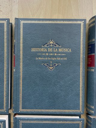 Libros 6 tomos de Historia de la Música