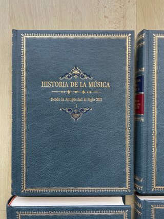 Libros 6 tomos de Historia de la Música