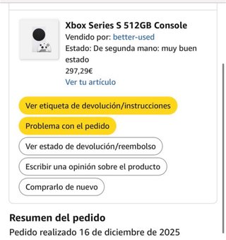 Xbox Series S 512GB blanca SIN MANDO