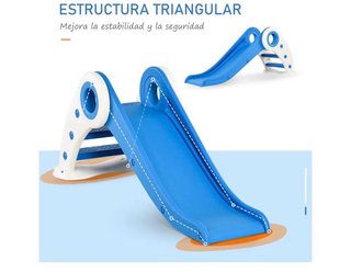 Tobogán Infantil HOMCOM Rojo