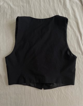 Chaleco negro Zara Talla M