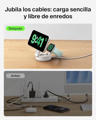 BELKIN UltraCharge Pro Cargador Qi2 25W MagSafe
