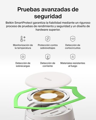 BELKIN UltraCharge Pro Cargador Qi2 25W MagSafe